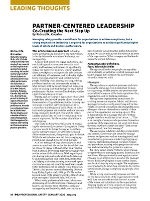 Partner Centered Leadership Article Cover